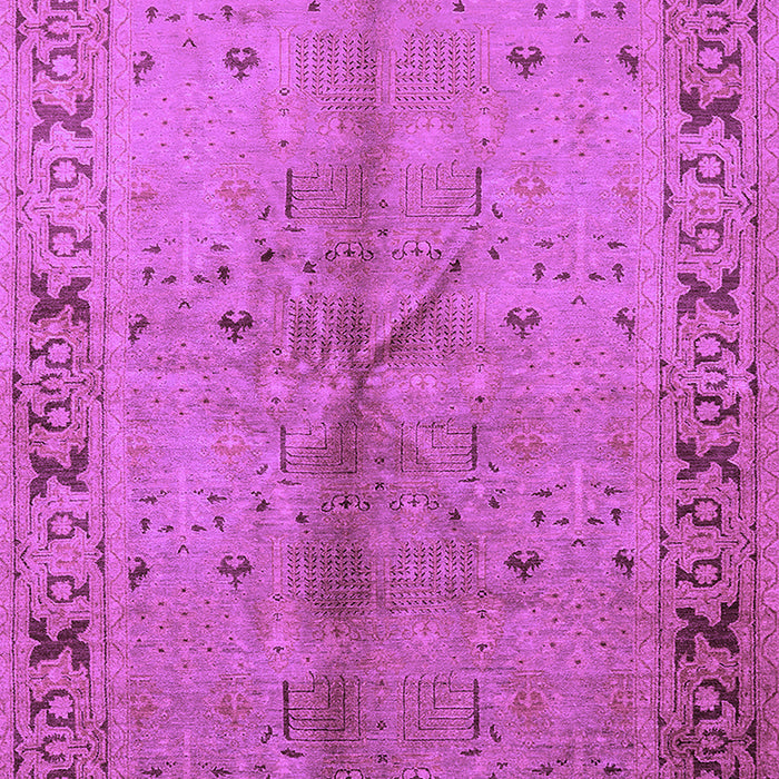 Machine Washable Oriental Purple Industrial Area Rugs, wshurb3003pur