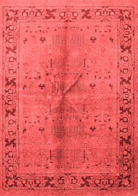 Oriental Red Industrial Rug, urb3003red