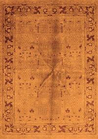 Oriental Orange Industrial Rug, urb3003org