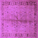 Square Oriental Purple Industrial Rug, urb3003pur