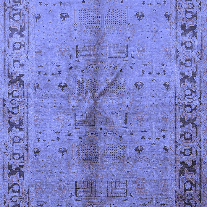 Oriental Blue Industrial Rug, urb3003blu
