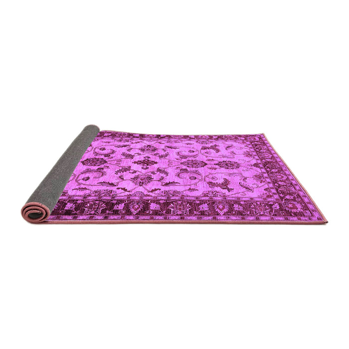 Sideview of Oriental Purple Industrial Rug, urb3004pur