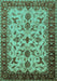 Oriental Turquoise Industrial Rug, urb3004turq