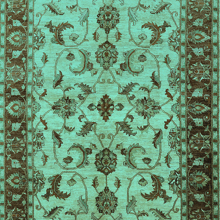 Oriental Turquoise Industrial Rug, urb3004turq