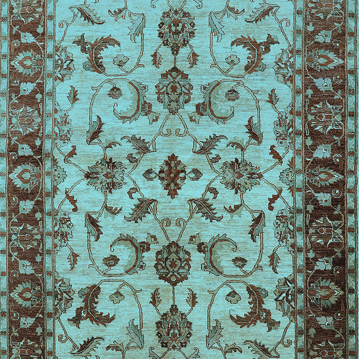 Oriental Light Blue Industrial Rug, urb3004lblu