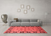 Industrial Red Washable Rugs