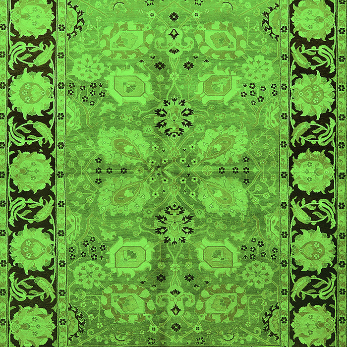 Oriental Green Industrial Rug, urb3005grn