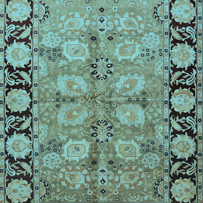 Oriental Light Blue Industrial Rug, urb3005lblu