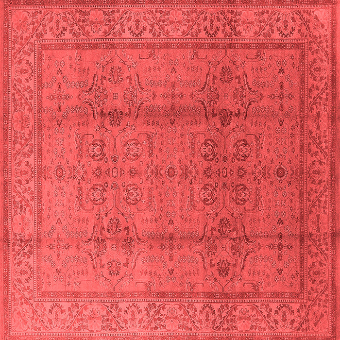 Machine Washable Oriental Red Industrial Rug, wshurb3006red