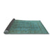 Sideview of Oriental Light Blue Industrial Rug, urb3006lblu