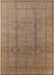 Mid-Century Modern Light Brown Oriental Rug, urb3006