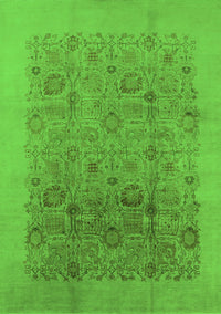 Oriental Green Industrial Rug, urb3007grn