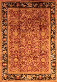 Oriental Orange Industrial Rug, urb3008org