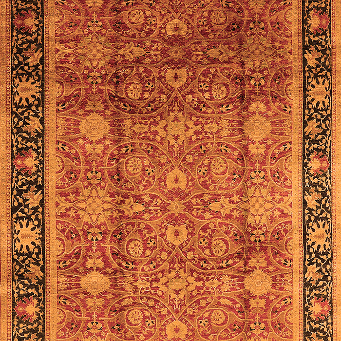 Oriental Orange Industrial Rug, urb3008org