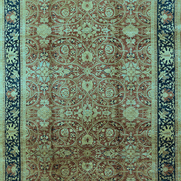 Oriental Light Blue Industrial Rug, urb3008lblu