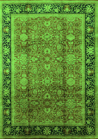 Oriental Green Industrial Rug, urb3008grn