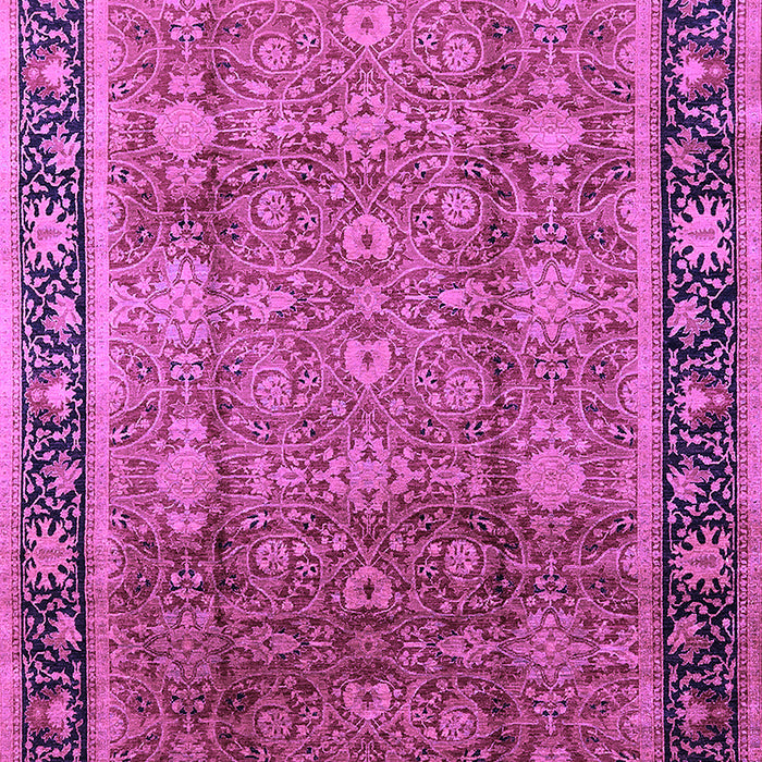 Machine Washable Oriental Purple Industrial Area Rugs, wshurb3008pur
