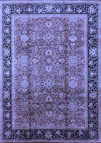 Oriental Blue Industrial Rug, urb3008blu