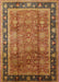 Mid-Century Modern Red Oriental Rug, urb3008