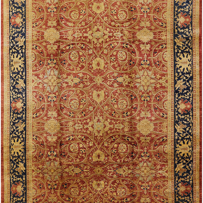 Mid-Century Modern Red Oriental Rug, urb3008