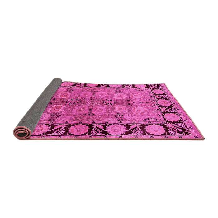Sideview of Oriental Pink Industrial Rug, urb3009pnk