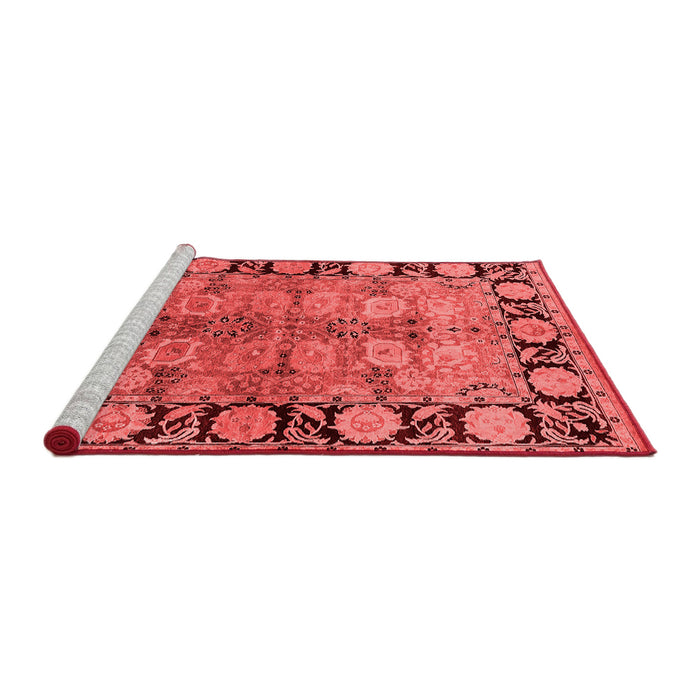Industrial Red Washable Rugs