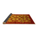 Sideview of Oriental Yellow Industrial Rug, urb3010yw