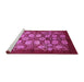 Sideview of Machine Washable Oriental Purple Industrial Area Rugs, wshurb3010pur