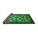 Sideview of Oriental Emerald Green Industrial Rug, urb3010emgrn