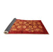 Sideview of Oriental Orange Industrial Rug, urb3010org