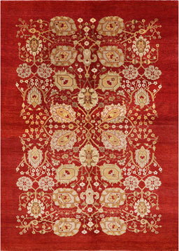 Mid-Century Modern Red Oriental Rug, urb3010