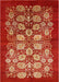 Mid-Century Modern Red Oriental Rug, urb3010