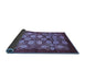 Sideview of Oriental Blue Industrial Rug, urb3010blu