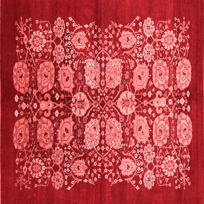 Machine Washable Oriental Red Industrial Rug, wshurb3010red