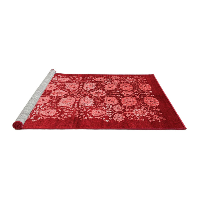 Industrial Red Washable Rugs