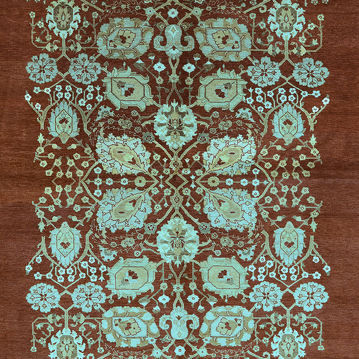 Oriental Light Blue Industrial Rug, urb3010lblu