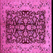 Square Oriental Pink Industrial Rug, urb3011pnk