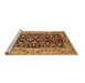 Sideview of Machine Washable Oriental Brown Industrial Rug, wshurb3011brn