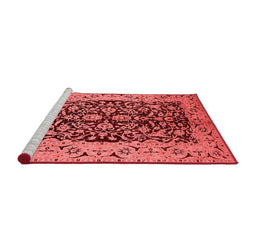 Industrial Red Washable Rugs