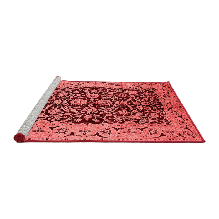 Industrial Red Washable Rugs