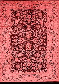 Oriental Red Industrial Rug, urb3011red