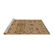 Sideview of Machine Washable Industrial Modern Brown Sand Brown Rug, wshurb3012