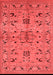 Oriental Red Industrial Area Rugs