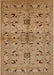 Machine Washable Industrial Modern Brown Sand Brown Rug, wshurb3012