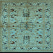 Square Oriental Light Blue Industrial Rug, urb3012lblu