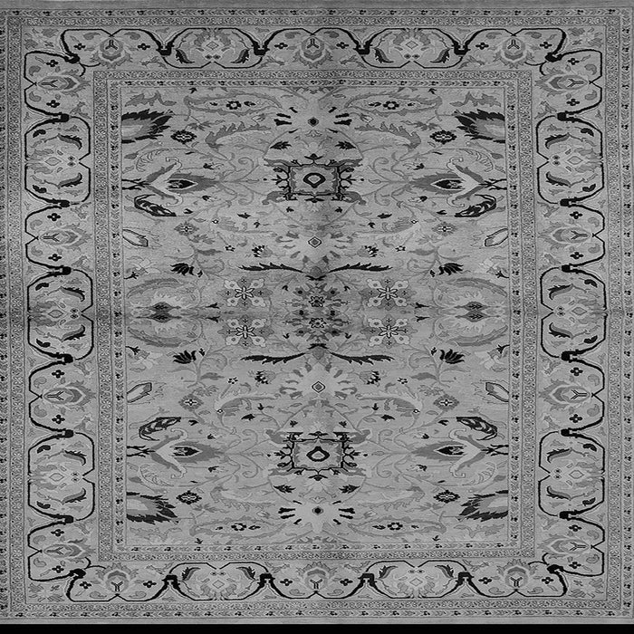 Square Oriental Gray Industrial Rug, urb3012gry