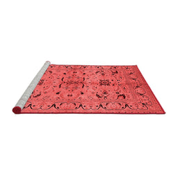 Industrial Red Washable Rugs