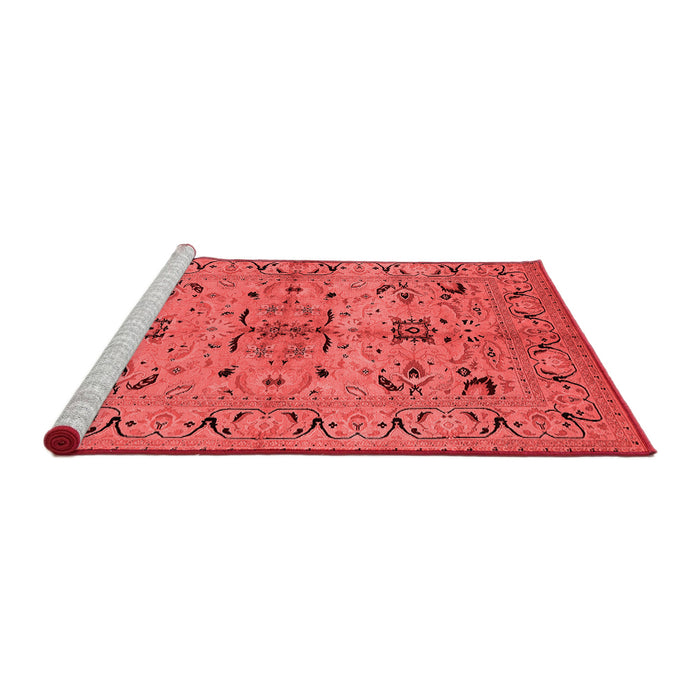 Industrial Red Washable Rugs