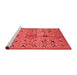 Industrial Red Washable Rugs