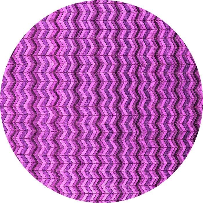 Round Oriental Pink Industrial Rug, urb3013pnk